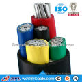 3+2 cores power cables PVC insulated cable low voltage cable